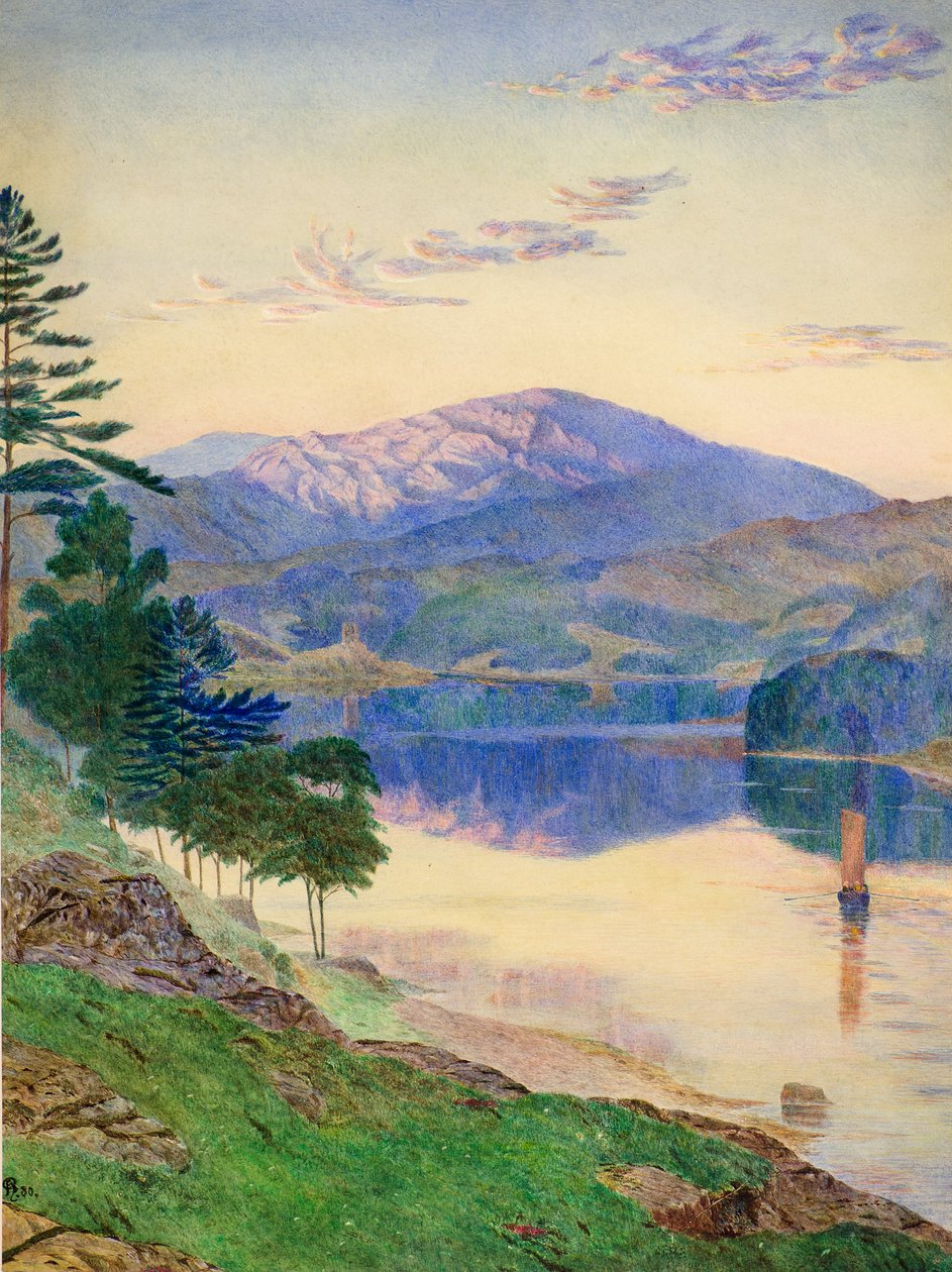 Meerscène door Francis Powell