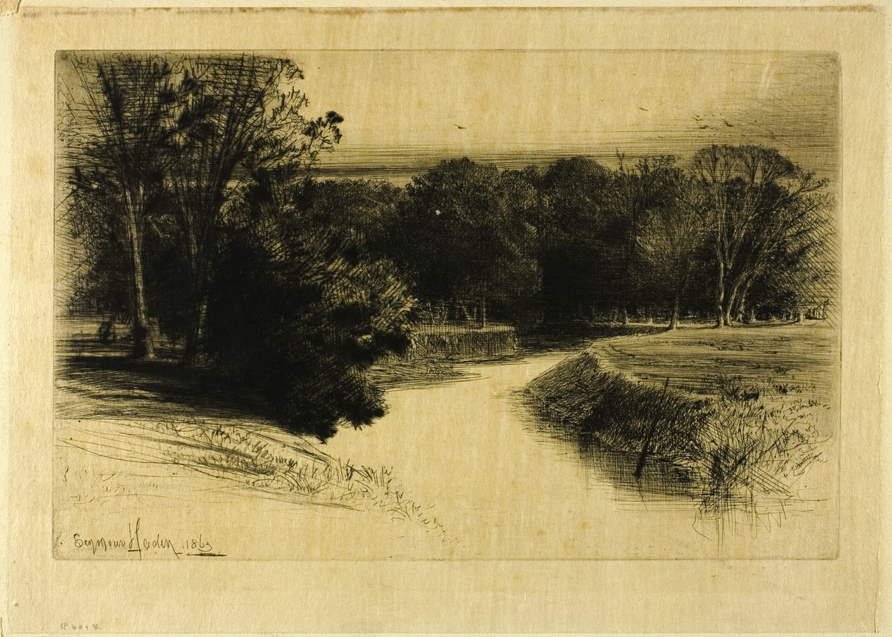 Een Zonsondergang in Ierland door Francis Seymour Haden