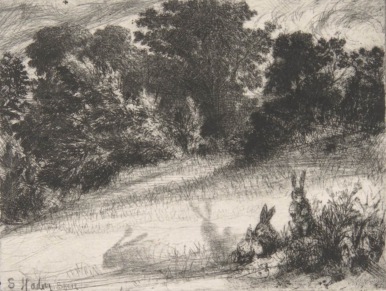 Combe Bottom, 1860 door Francis Seymour Haden