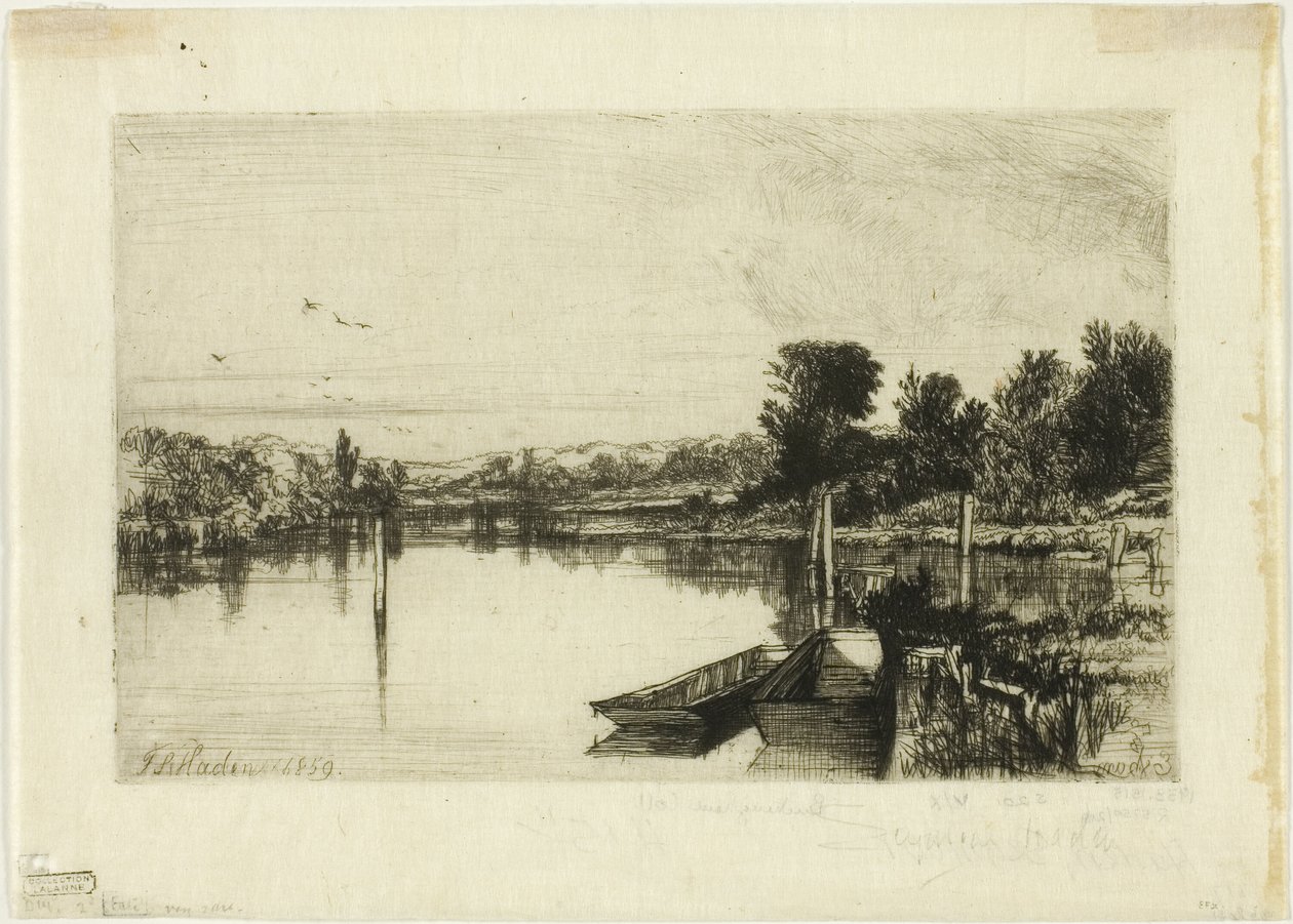 Egham door Francis Seymour Haden