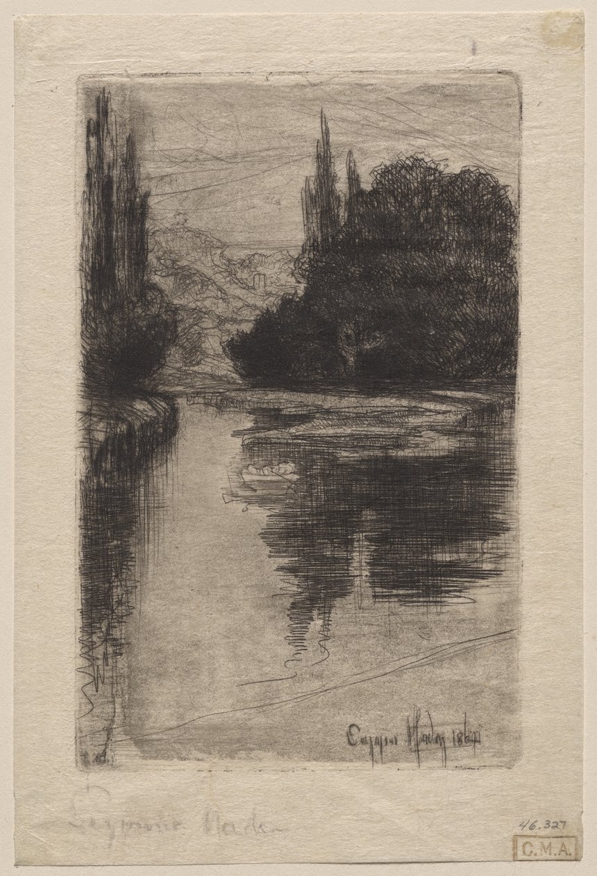 Avond door Francis Seymour Haden
