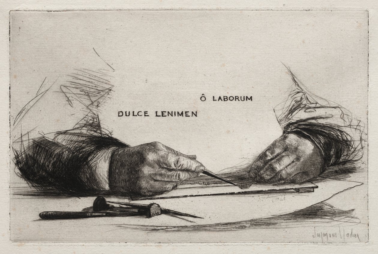 Handen Etsen door Francis Seymour Haden