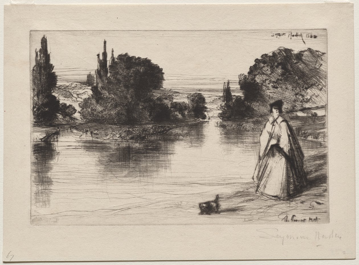 Trekpad door Francis Seymour Haden