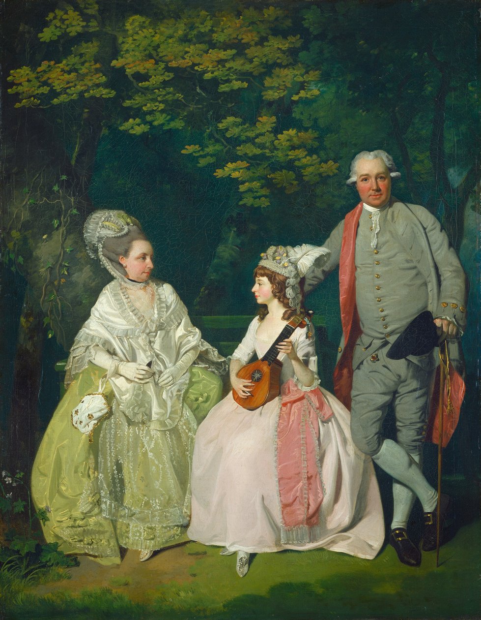 Familiegroep, ca. 1775-1780 door Francis Wheatley