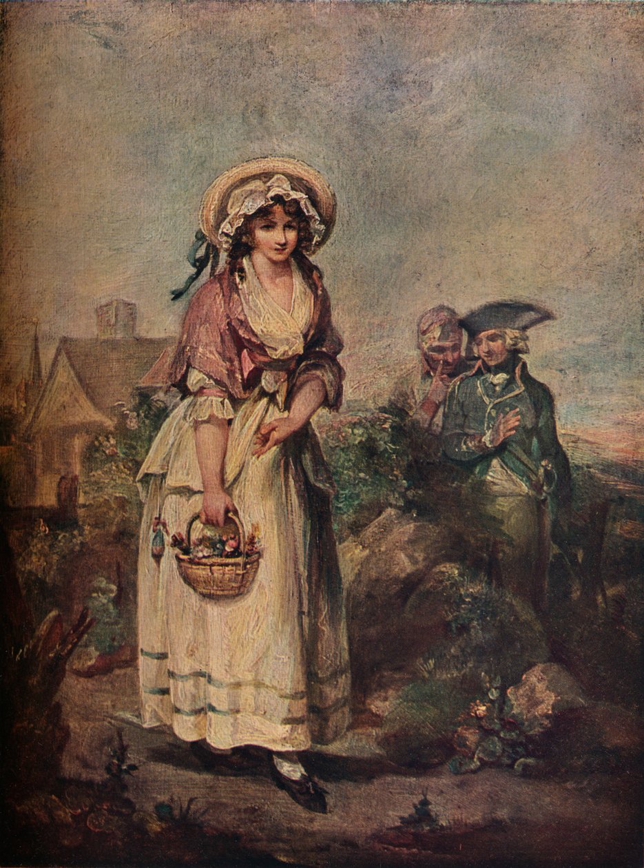 De Zeemansmeisje door Francis Wheatley