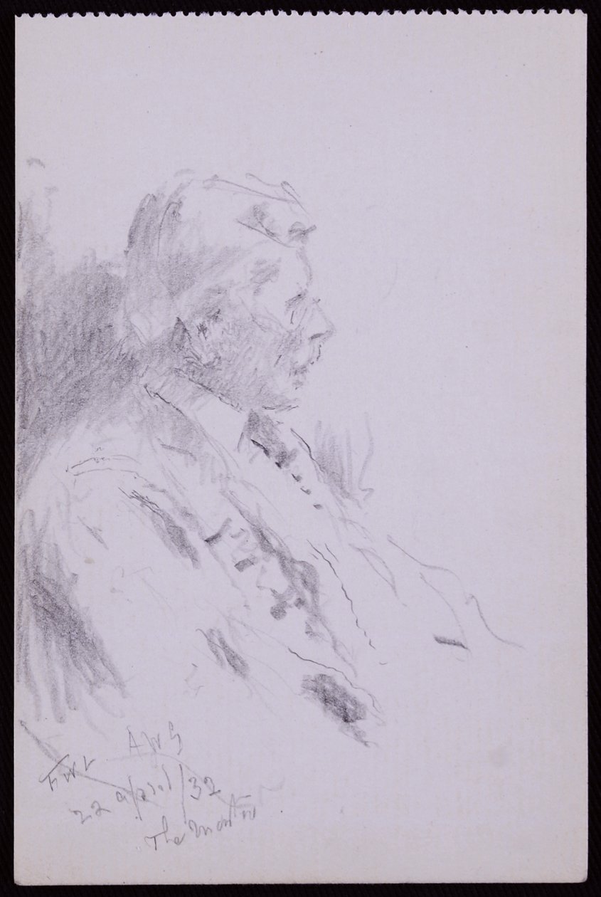 Portret van Basil Oliver door Francis Wilfred Lawson