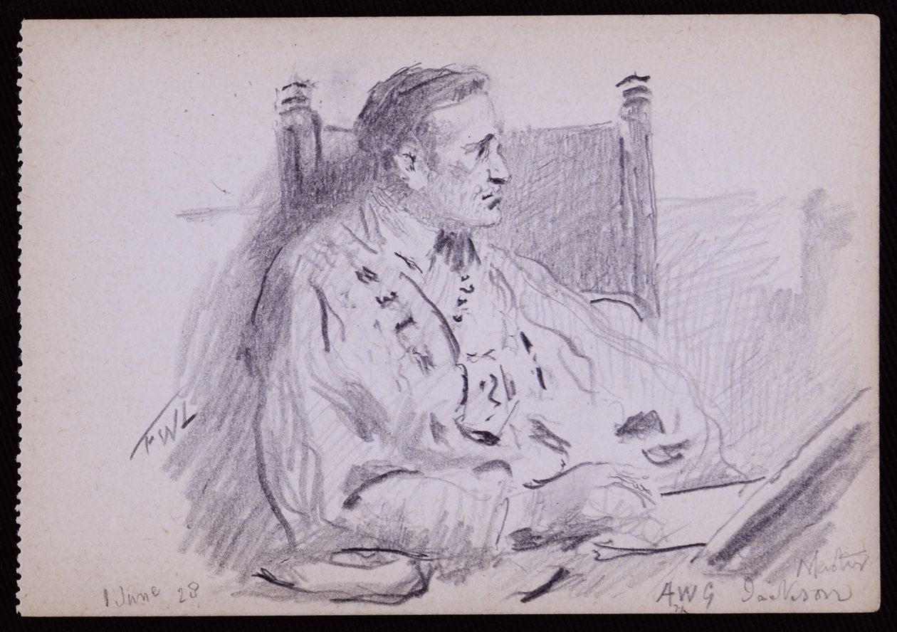 Portret van Ernest Jackson door Francis Wilfred Lawson