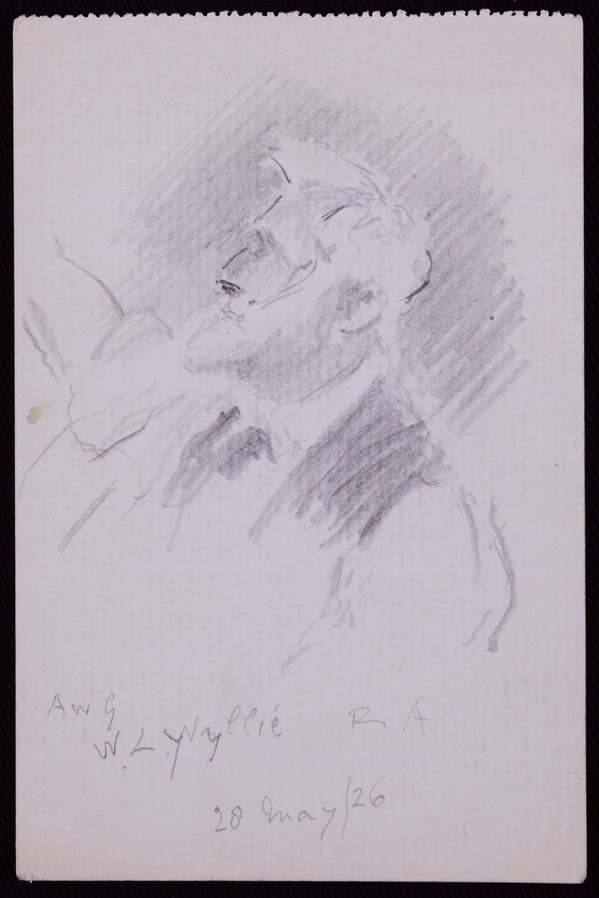 Portret van WL Wyllie door Francis Wilfred Lawson