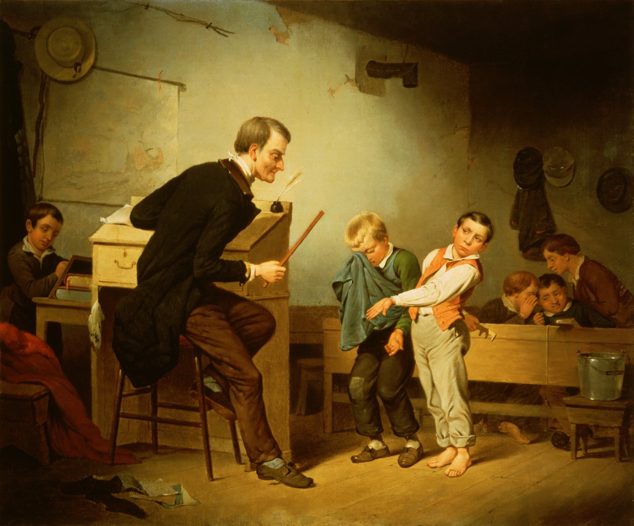 Leerlingen worden gestraft door Francis William Edmonds