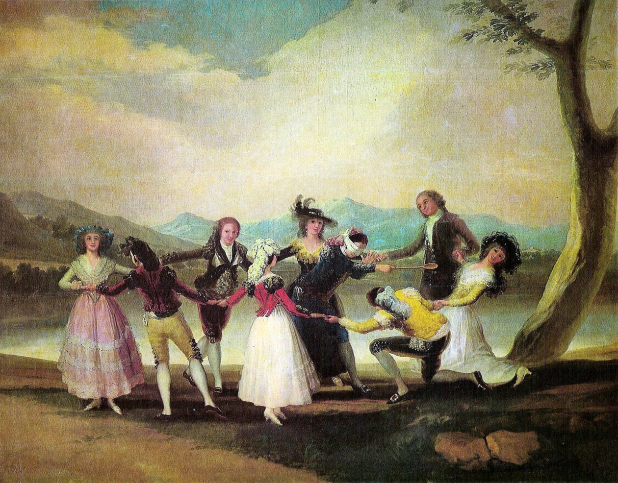 Blindemannetje door Francisco de Goya