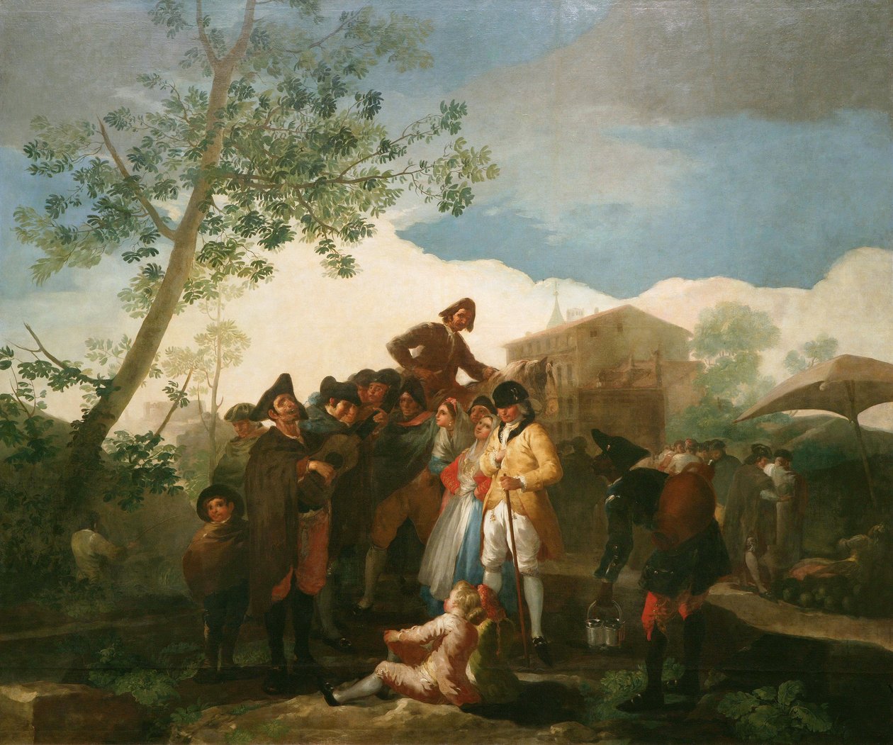 De blinde gitarist door Francisco de Goya