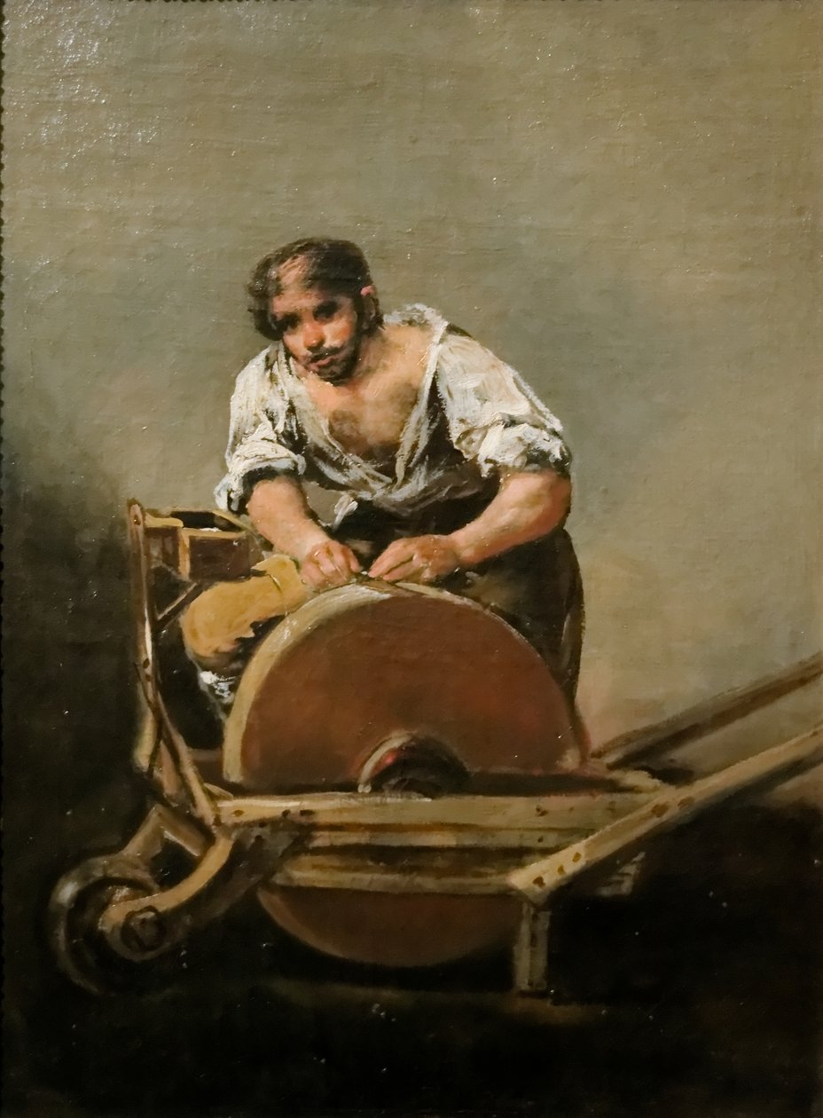 Slijpsteen door Francisco de Goya