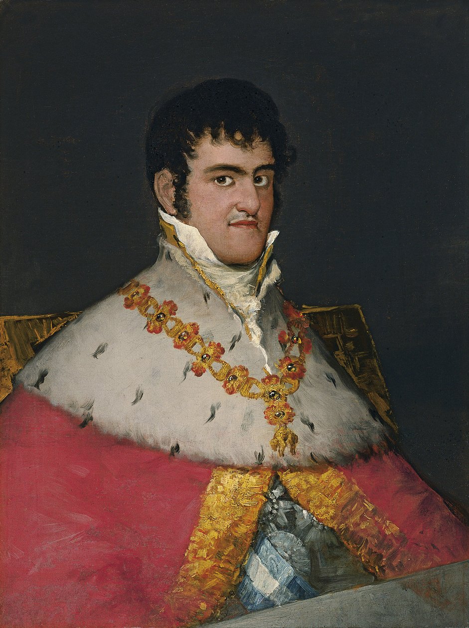 Portret van Fernando VII door Francisco de Goya