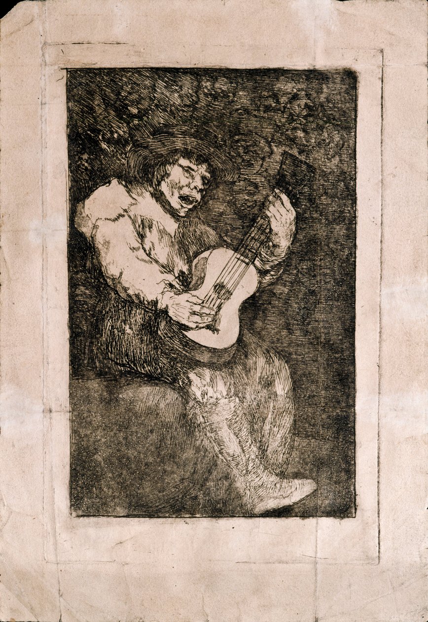 De blinde zanger door Francisco de Goya