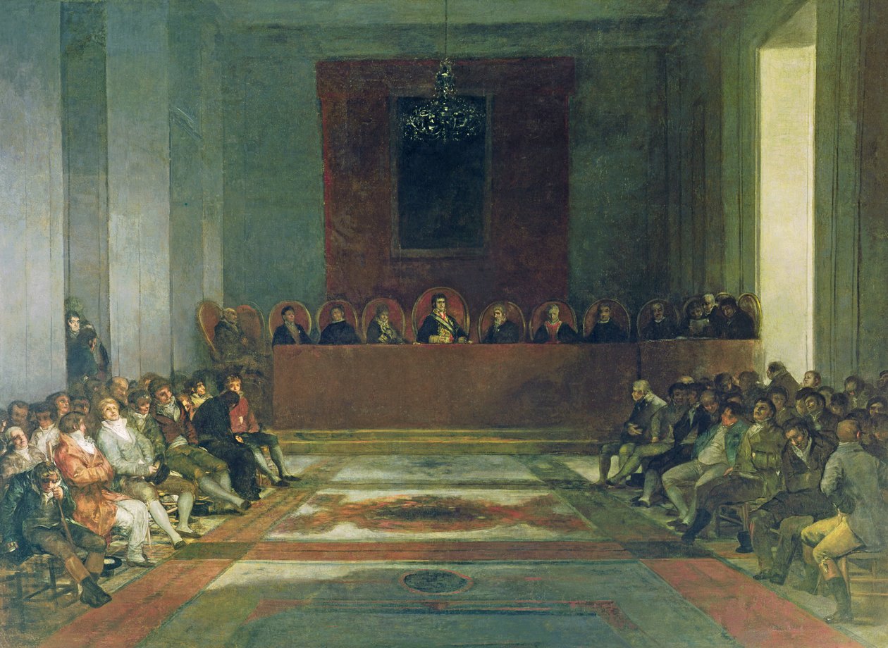 De Junta van de Filipijnen, 1815 door Francisco de Goya