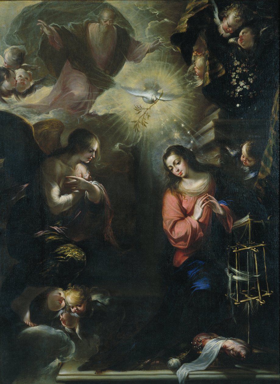 Aankondiging door Francisco de Solís