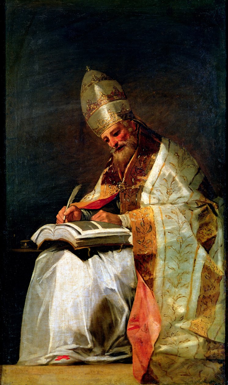 St. Gregorius de Grote door Francisco de Goya