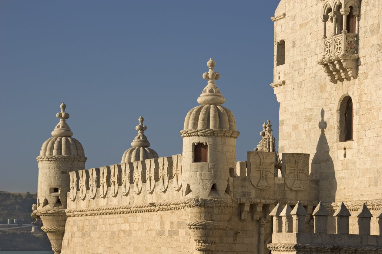 De Torre de Belem (detail) door Francisco de Arruda