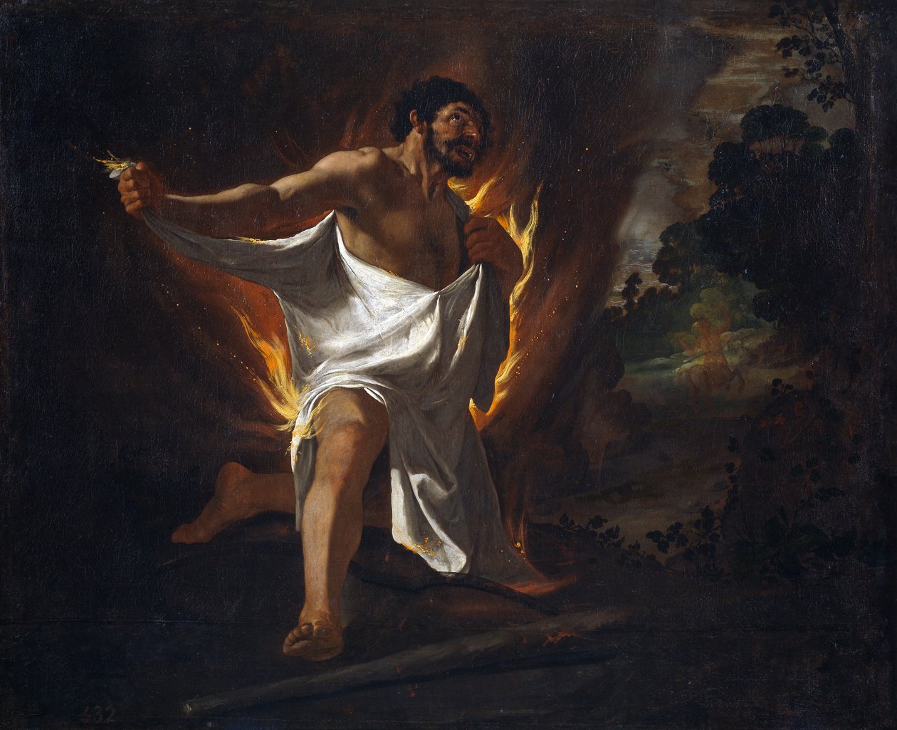 Dood van Hercules door Francisco de Zurbaran