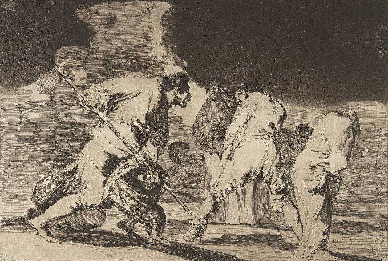 Disparates Los Proverbios, ca. 1816-23 gepubliceerd 1864 door Francisco de Goya