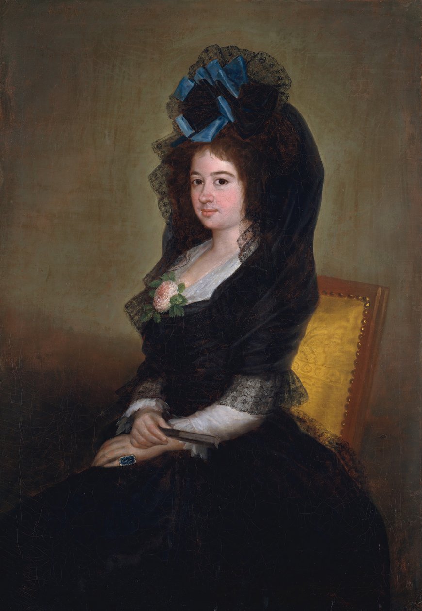 Narcisa Baranana de Goicoechea door Francisco de Goya