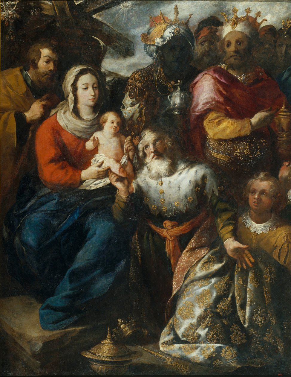 Driekoningen door Francisco Herrera the Elder