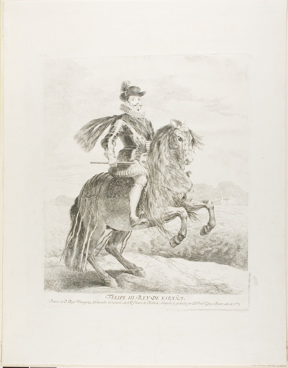 Filips III door Francisco Jose de Goya y Lucientes