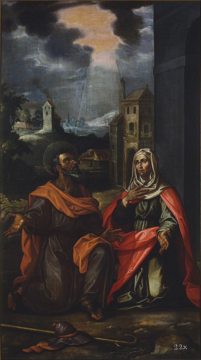 San Joaquín en Santa Ana door Francisco Pacheco