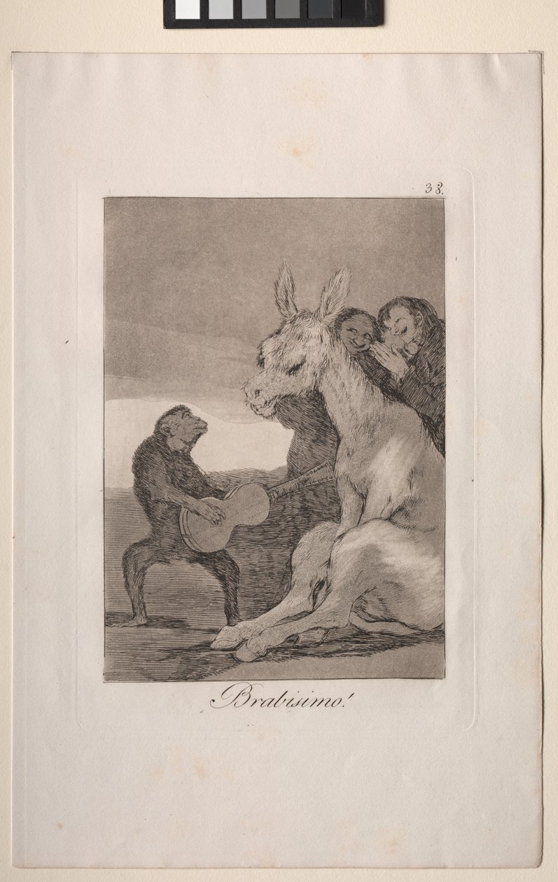 Caprichos: Bravo! door Francisco de Goya
