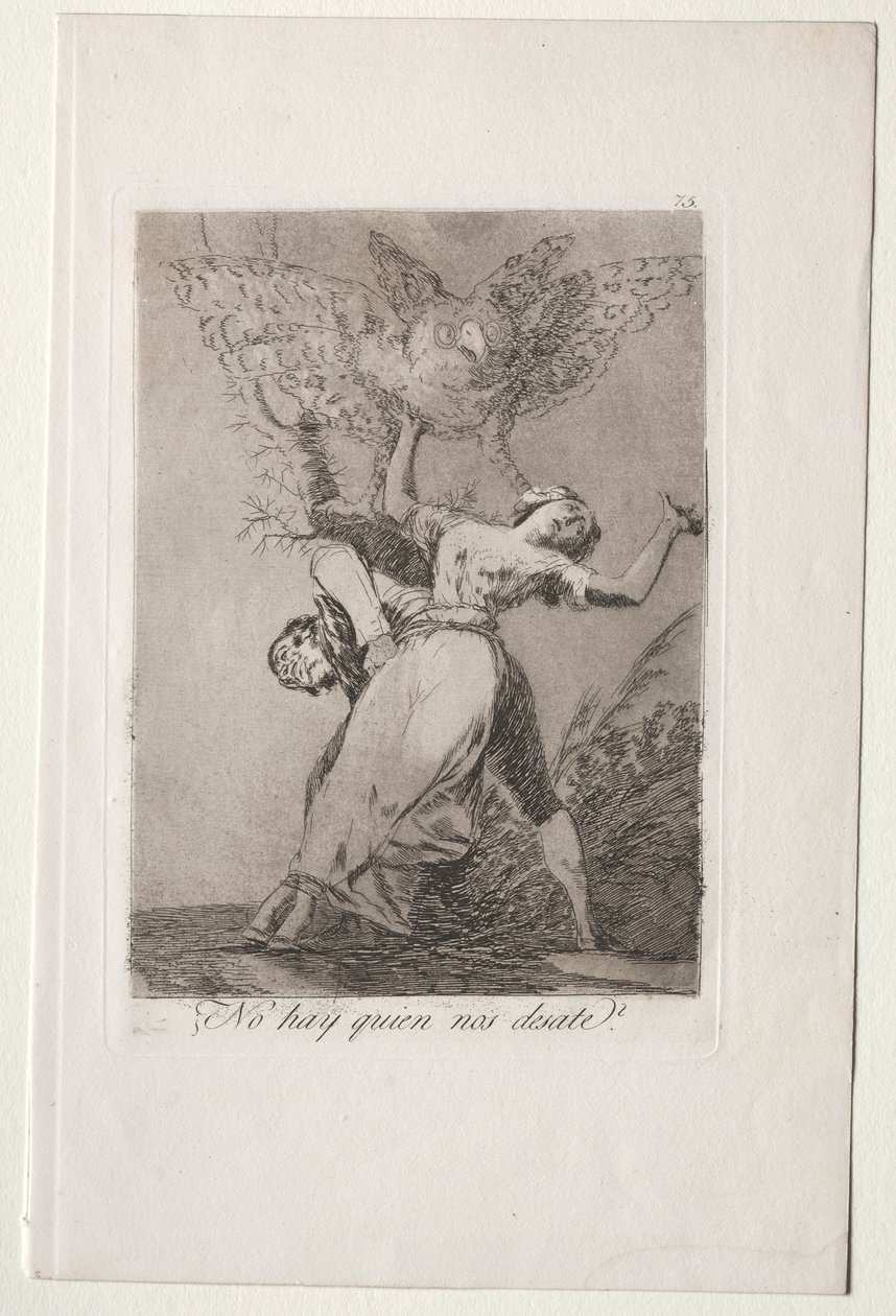 Caprichos: Kan niemand ons losmaken? door Francisco de Goya