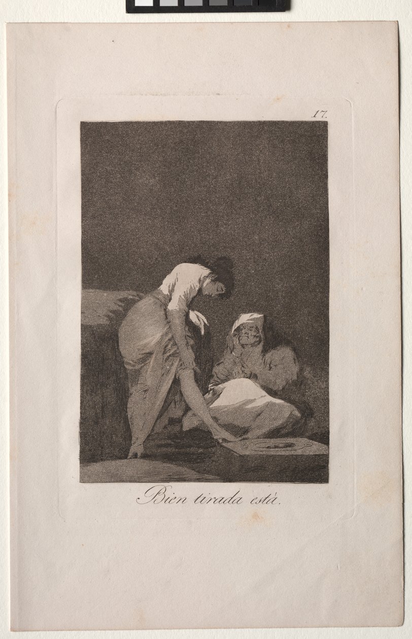 Caprichos: Het is mooi gespannen door Francisco de Goya
