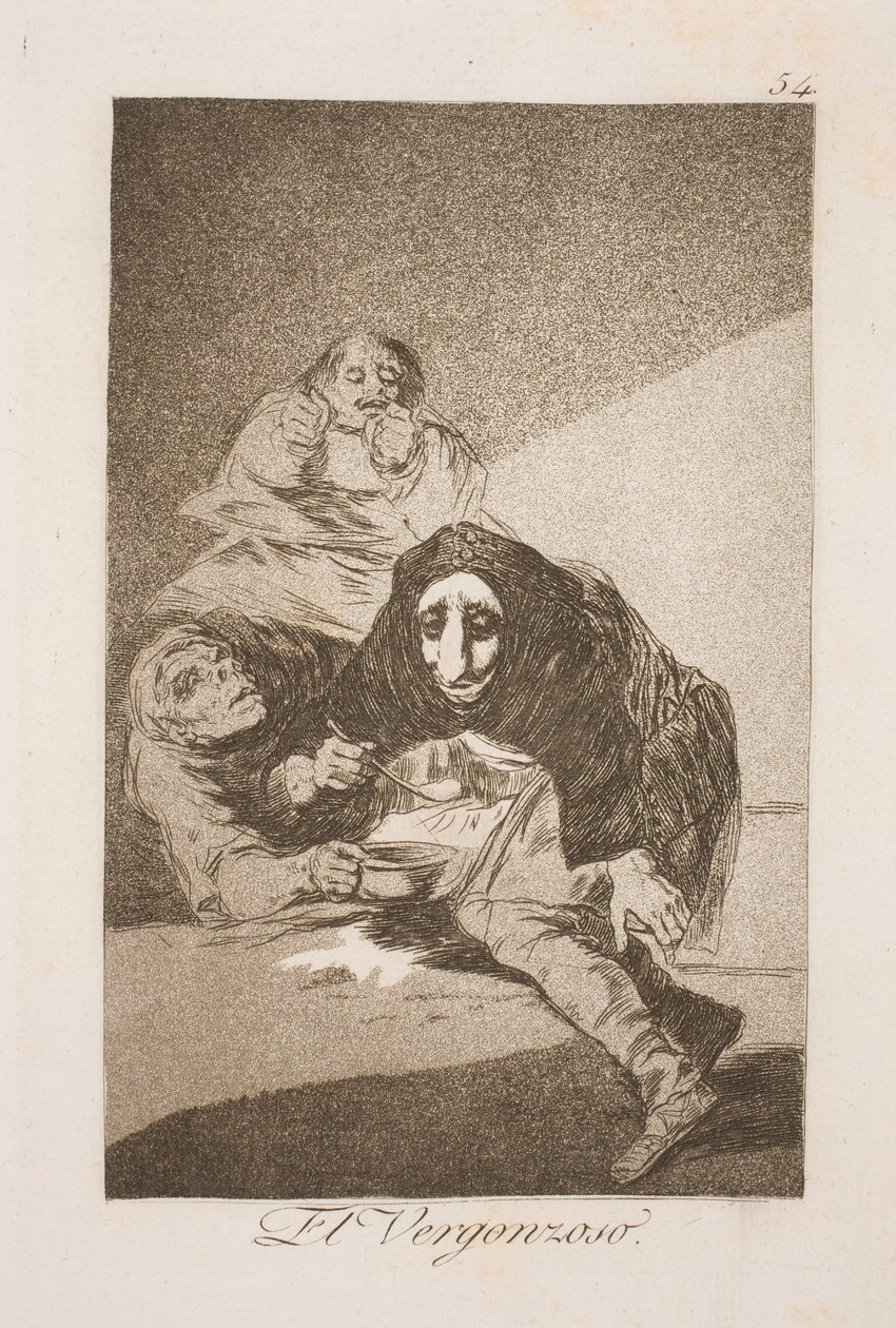 Den skamløse door Francisco de Goya