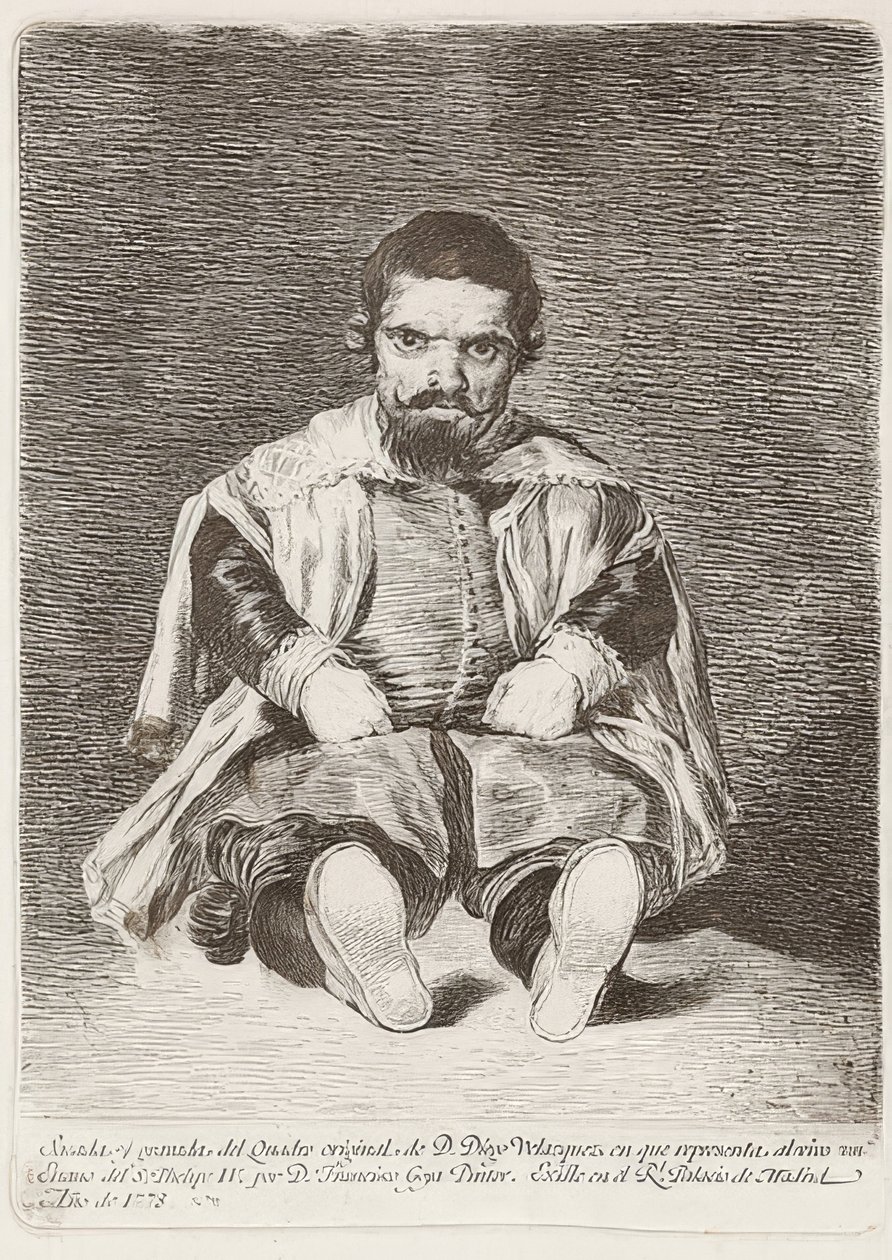 Een dwerg (Un Enano) door Francisco de Goya