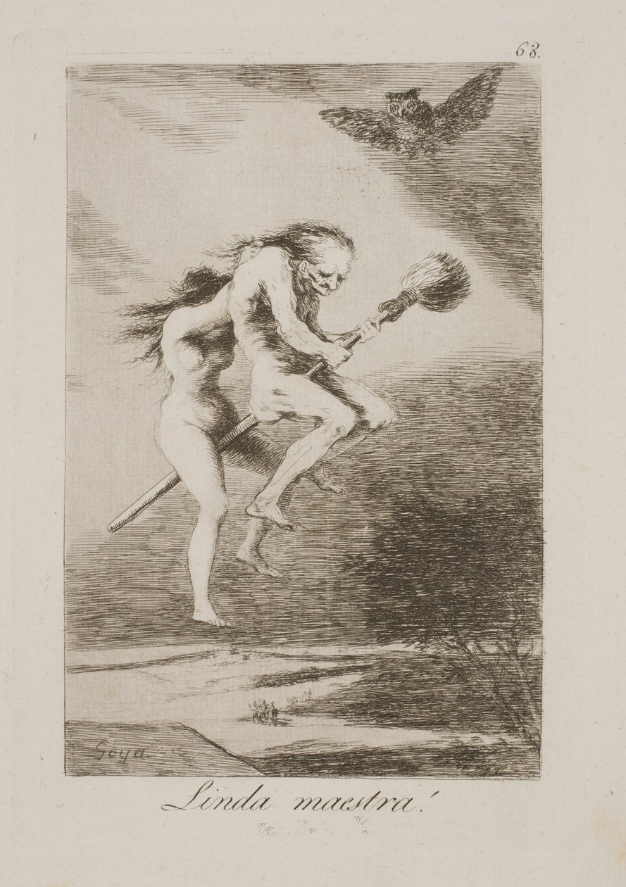 Een knappe leraar door Francisco de Goya