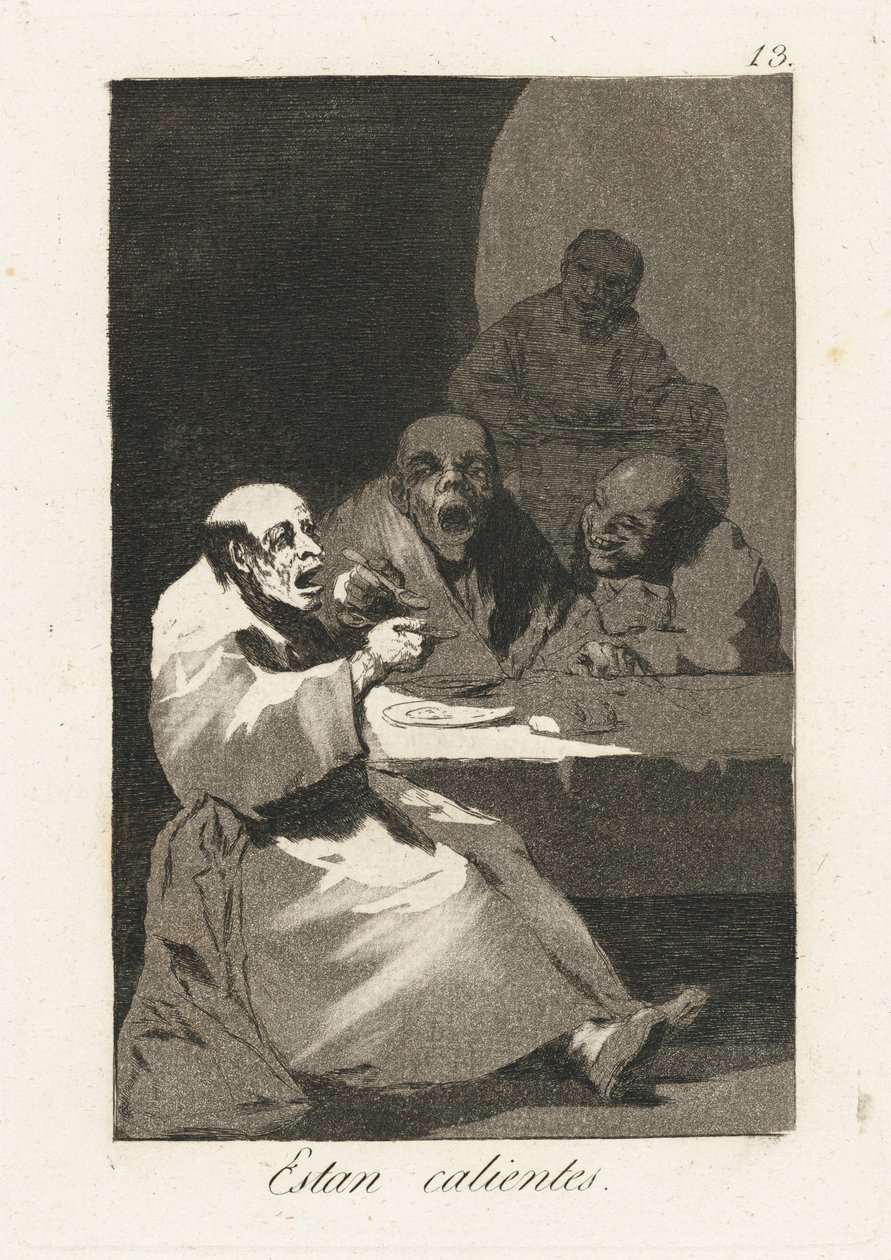 Estan Calientes (Ze Zijn Heet) door Francisco de Goya