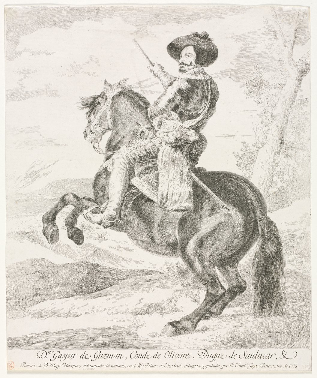 Gaspar de Guzman door Francisco de Goya