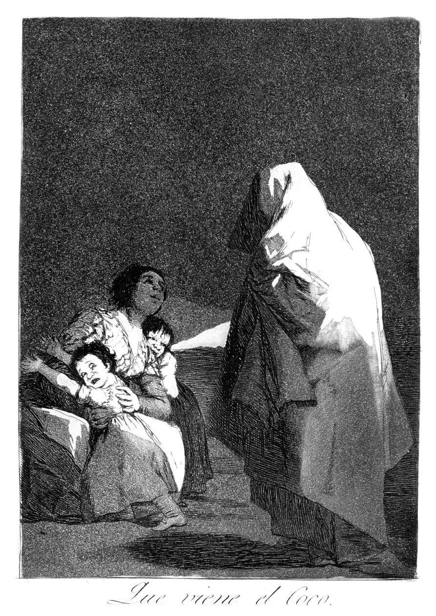 Daar komt de boeman door Francisco de Goya