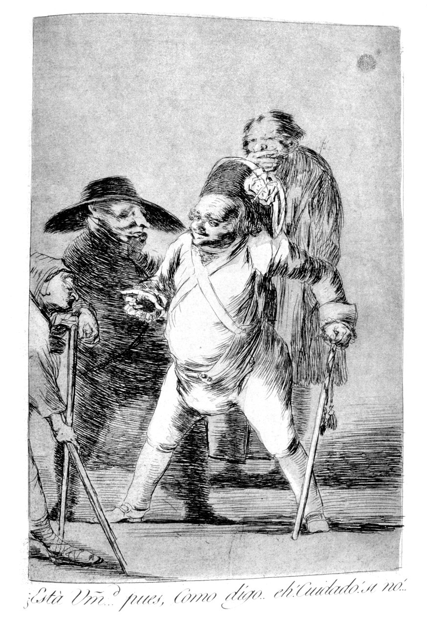 Is dit uw Excellentie door Francisco de Goya