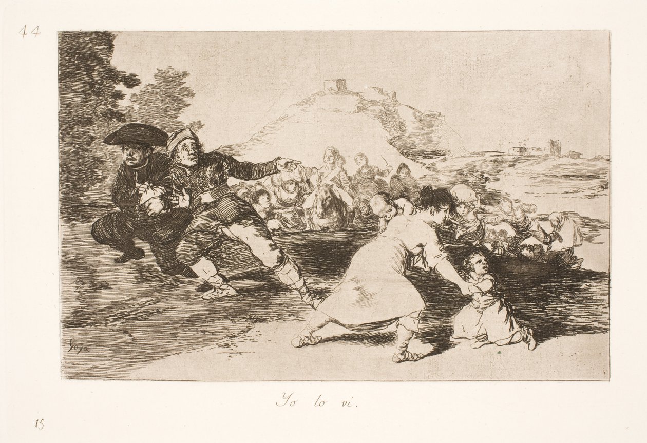 Ik zag het door Francisco de Goya