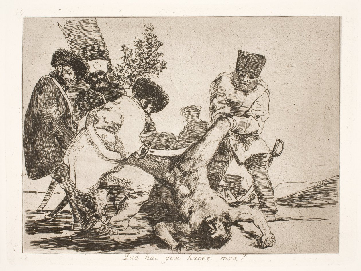 Kan men meer doen? (33) door Francisco de Goya