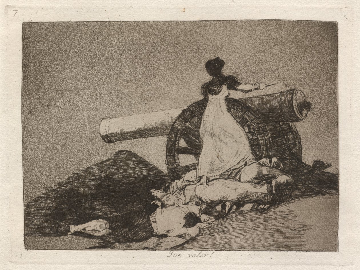 Wat Moed! door Francisco de Goya