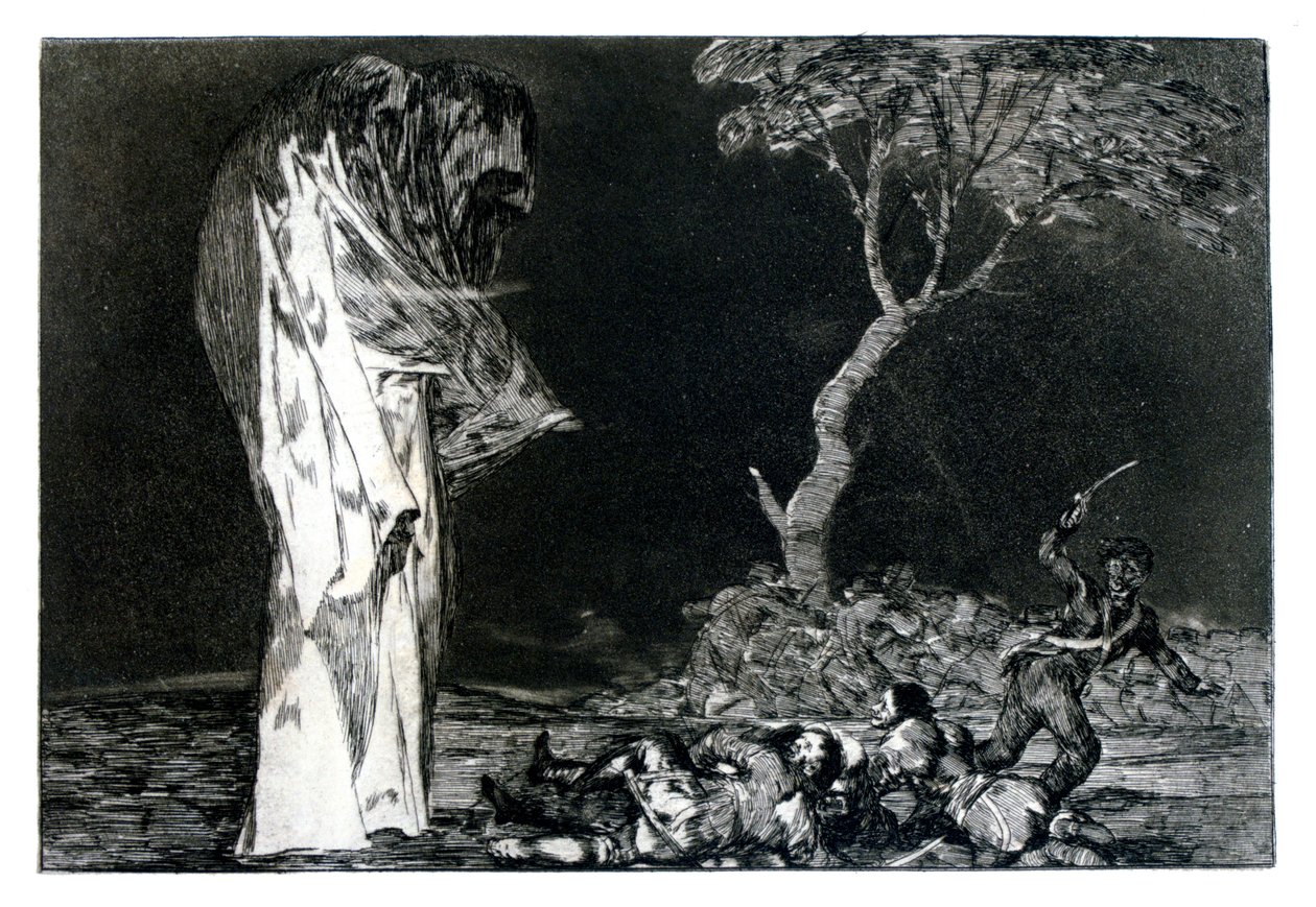 Raadsel van angst door Francisco de Goya