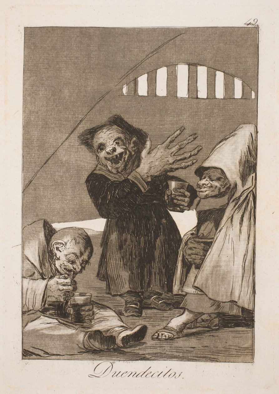 Kleine trollen door Francisco de Goya