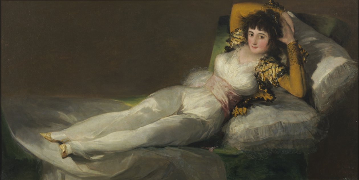 De geklede Maja, ca. 1800 door Francisco de Goya