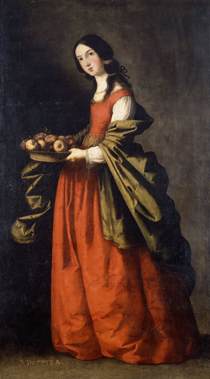 Sint Dorothea door Francisco de Zurbaran