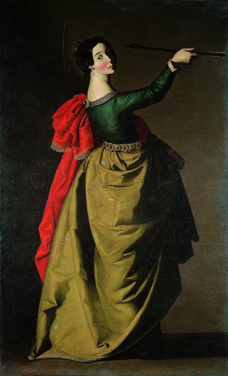 Sint Ursula, 1635-1640 door Francisco de Zurbaran