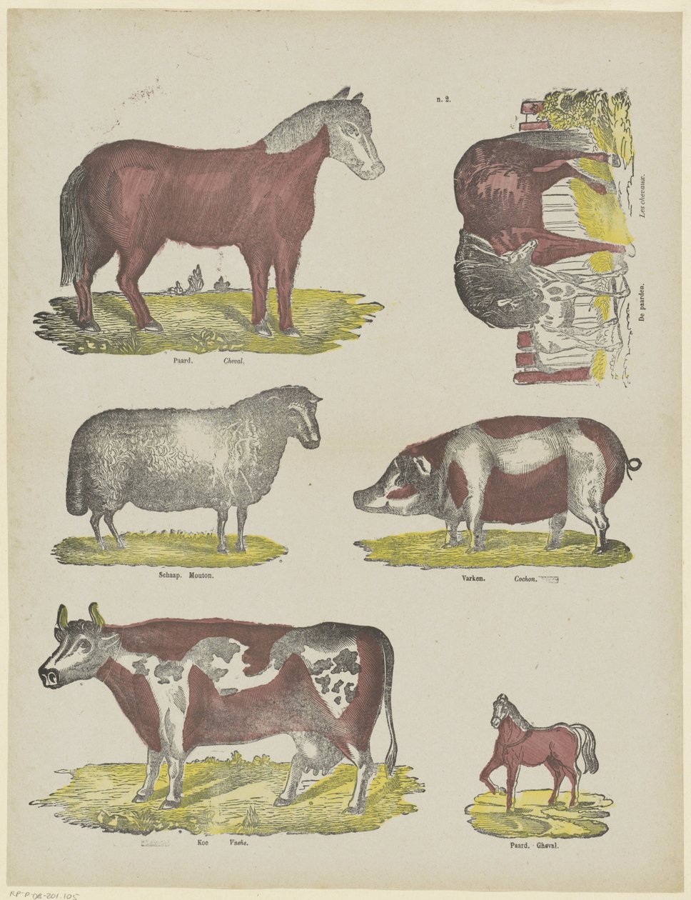 Dieren door Franciscus Antonius Beersmans