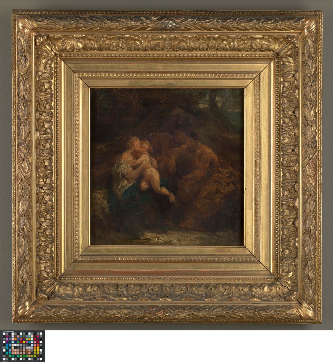 De Heilige Familie door Francisque Millet