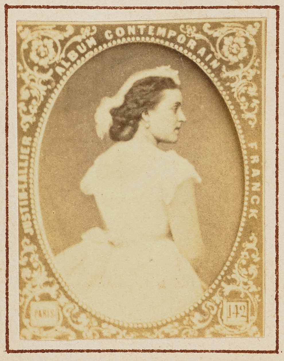 Blanche Pierson door Franck (François Marie Louis Alexandre Gobinet de Villecholles)