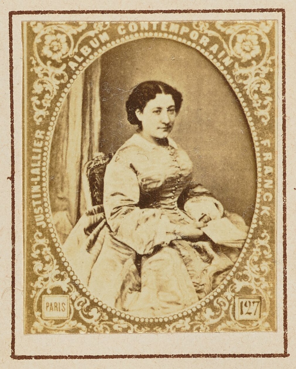 Ethelie Madeleine Brohan door Franck (François Marie Louis Alexandre Gobinet de Villecholles)